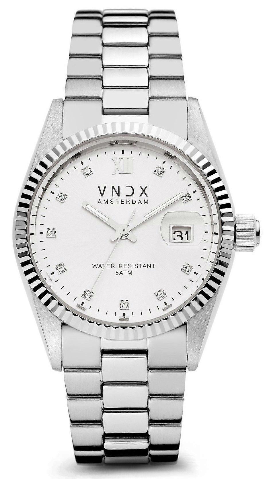 VNDX Dare Devil M Silber Weiß MS43006-02 Damenuhr