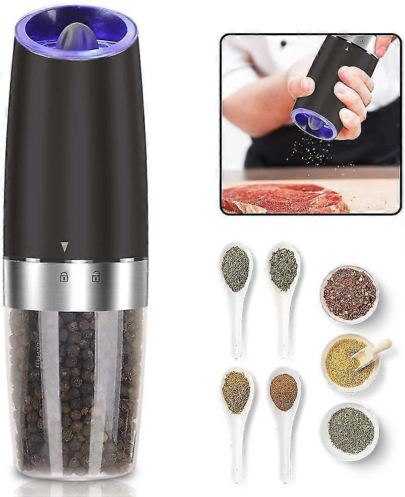Electric Gravity Pepper Grinder Or Salt Mill With Adjustable