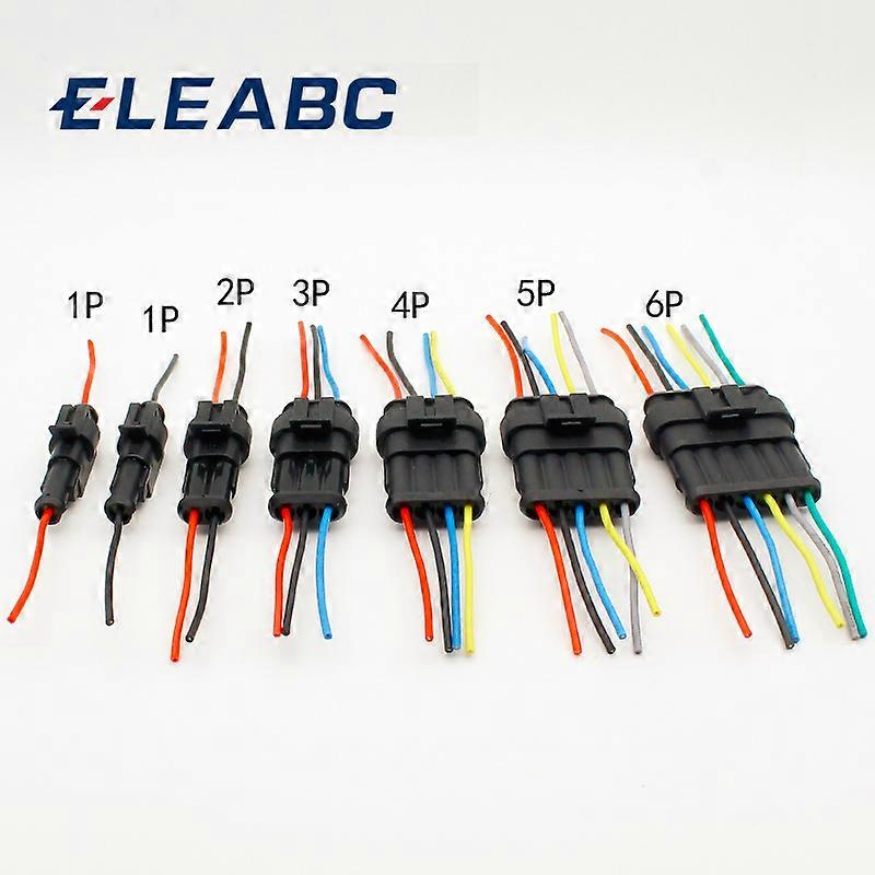Automatikus vezetékes csatlakozó 1 2 3 4 5 6 Way 1P 2P 3P 4P 5P automatikus csatlakozó Férfi és anya vízálló elektromos csatlakozó Dugó kábellel