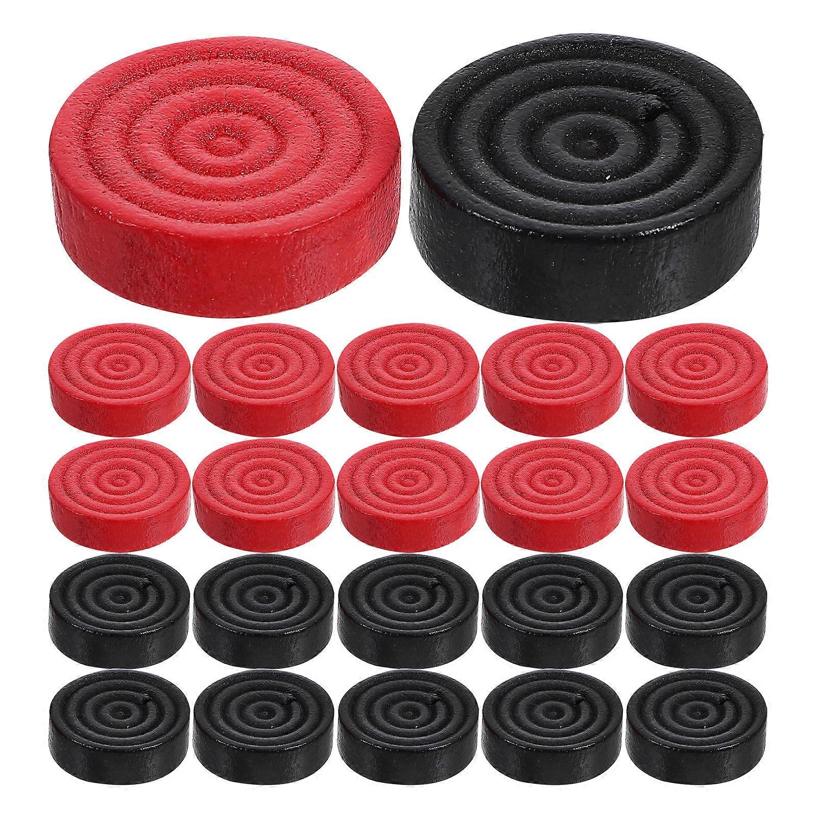 24Pcs Backgammon Pieces Checkers Replacement Checkers Board Game Pieces Playing Game Chips