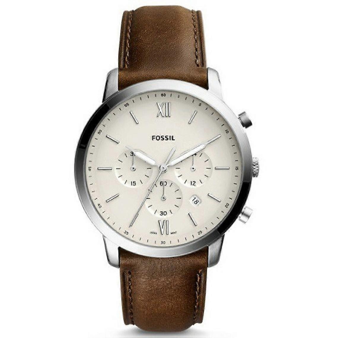 Fossil Watch FS5380 - Neutra Chrono nahka ruskeat miehet