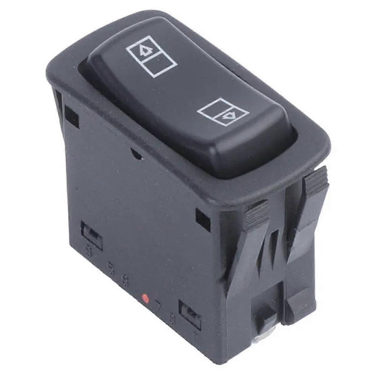 Botón de interruptor de ventana eléctrica compatible con Mack 1MR4323M15 1MR4341AM15 1MR4341BM15 1MR4341M15 L1MR4323M15 lado del conductor sustituye a 82278971 25153005 3452263 PAI 80411 40 S-2 9703