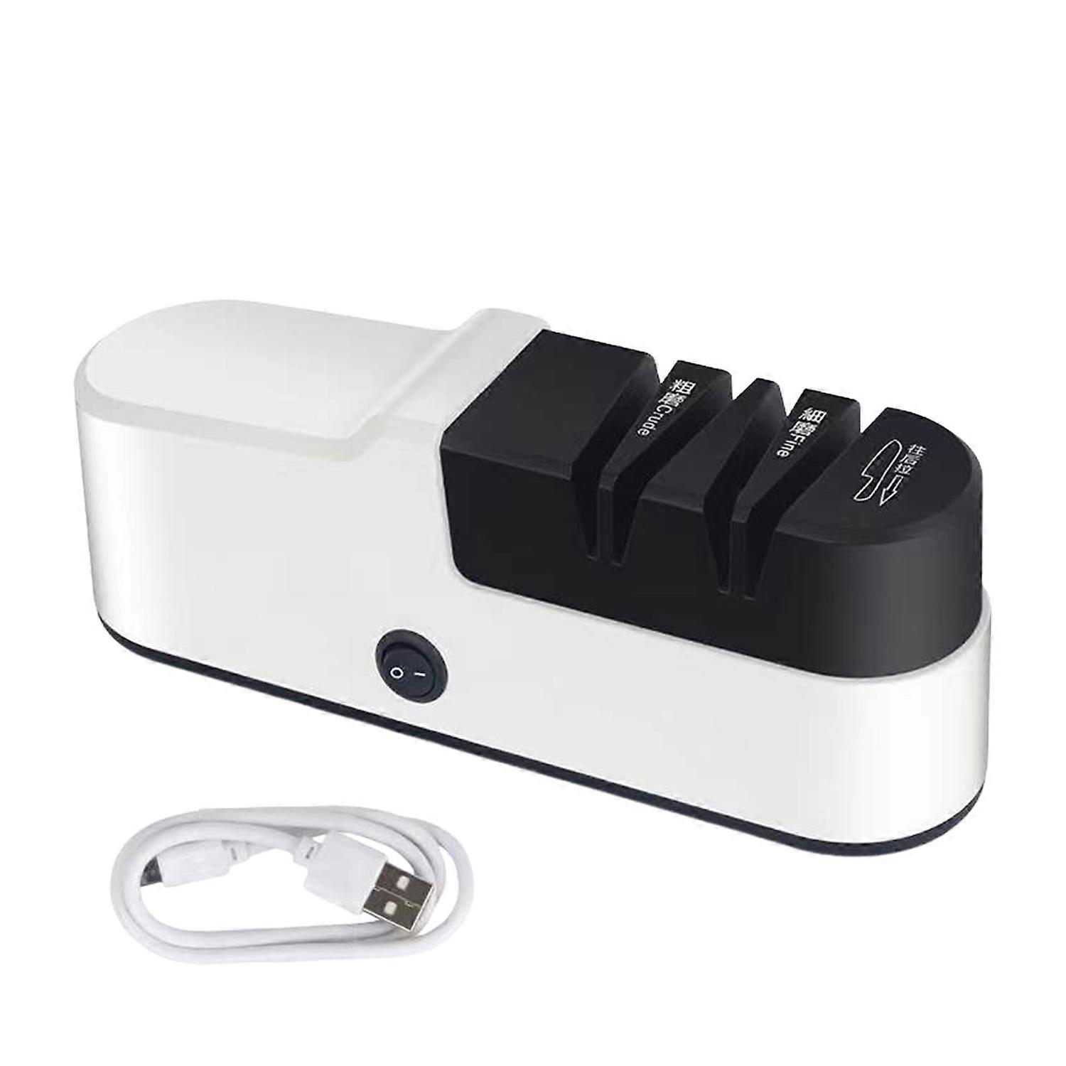 Electric Cutter Sharpener Professional Two-Stage Sharpening Polishing System Quick Easy to Use