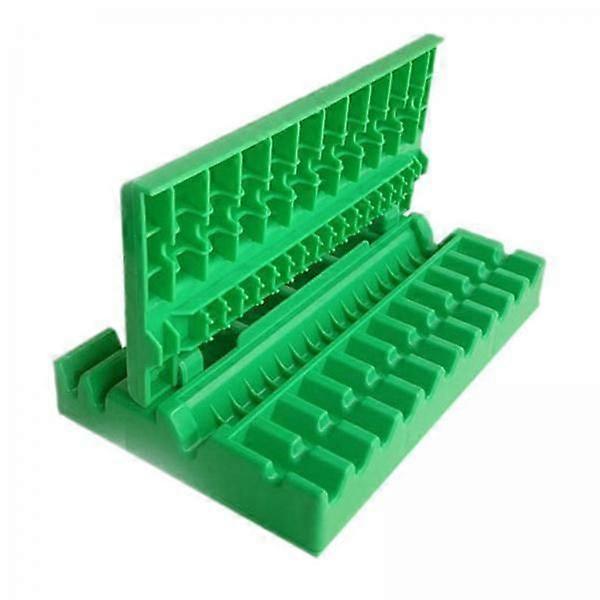 2xPortable Skewers Kebab Maker Meat Skewer Machine for Outdoor Green