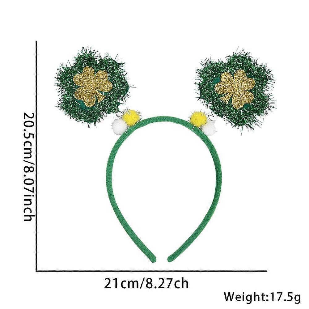 Blood Red Shamrock Irish Headband(2 pieces)