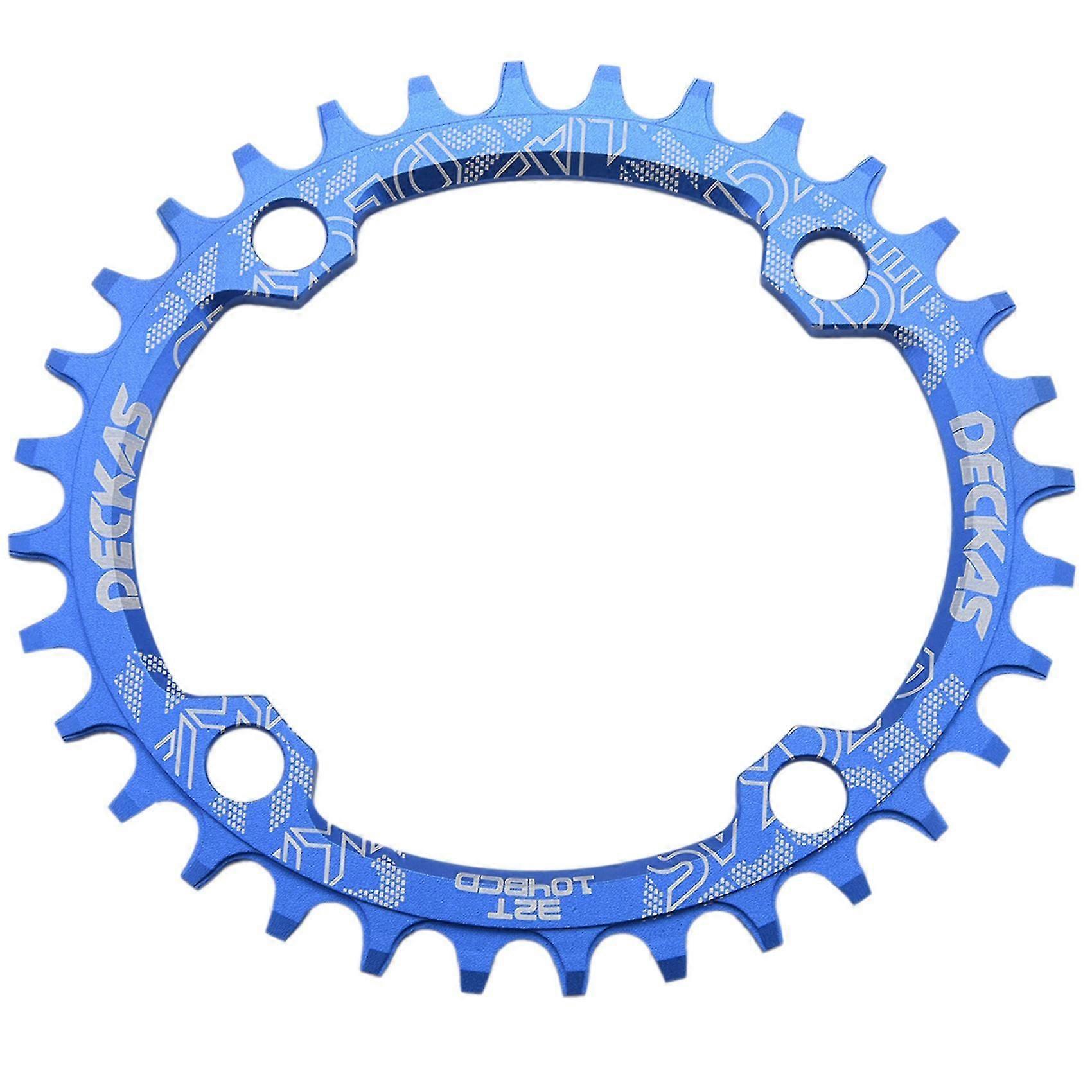 104bcd Oval Dar Geniş Zincir Dişlisi Dağ Bisikleti 32t Krank Takımı Tek Dişli Plaka Parçaları 104