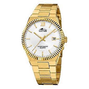 Lotus freedom Men's Analog Quartz Watch with Stainless Steel Bracelet 18837/1