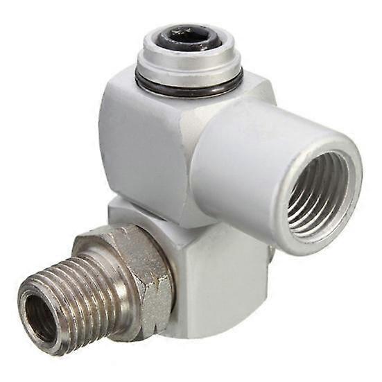 1/4inch Pneumatic Universal 360 Degree Swivel Air Hose Connector Adapter Fit Tool