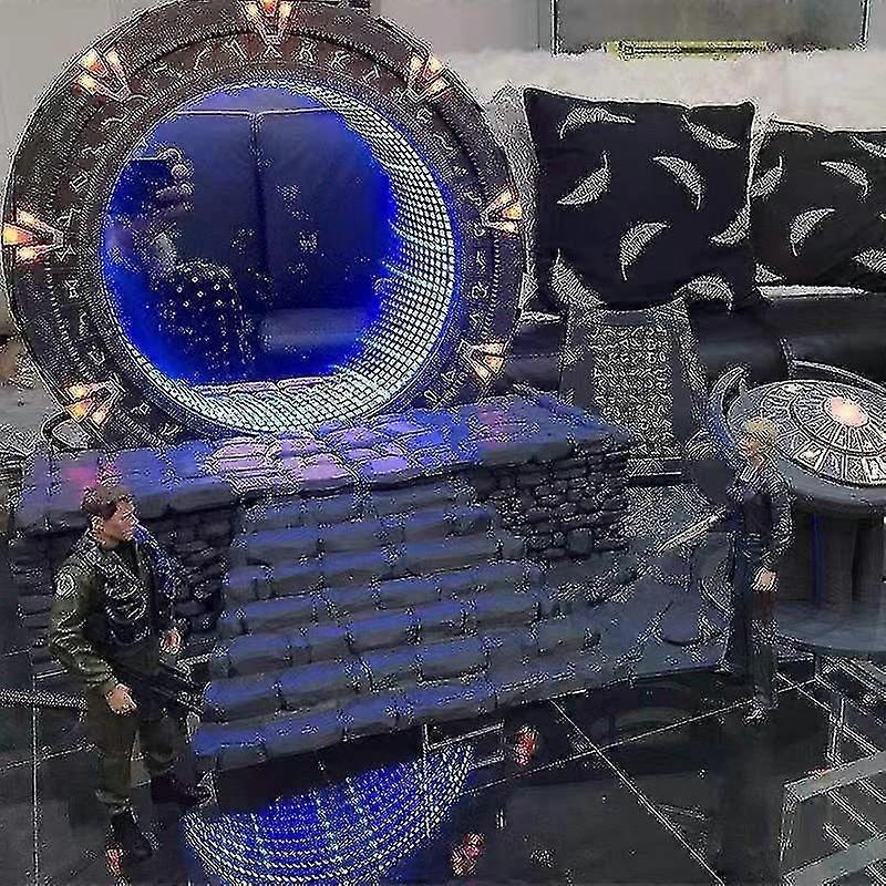 Tlantis Stargate Ornament för vardagsrum Dekoration Tillbehör Creative Mirror Craft Mode Sovrum