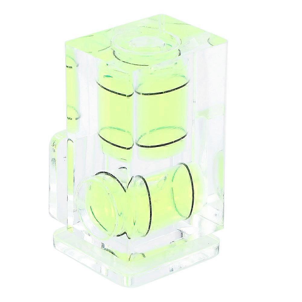 Plastic Two Dimensional Small Hot Shoe Protector Cover Bubble Level for Universal SLR Camera