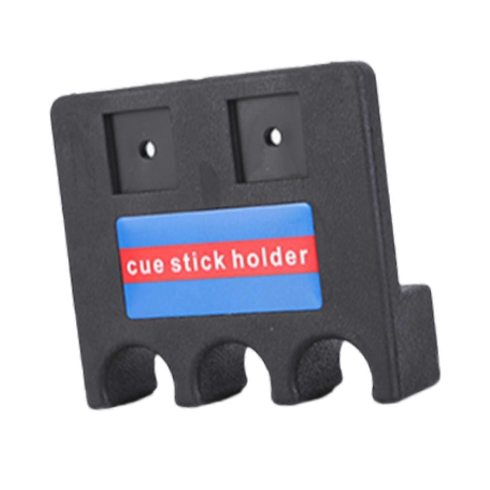 Pool Cue Holder for Table Portable Non Slip Pool Table Cue Stick Holder Clip 3 Slots