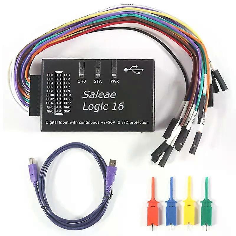 Saleae Logic Usb Logic Analyzer Multi System for Official Version Sample Rate 100M 16 Channels Instruments