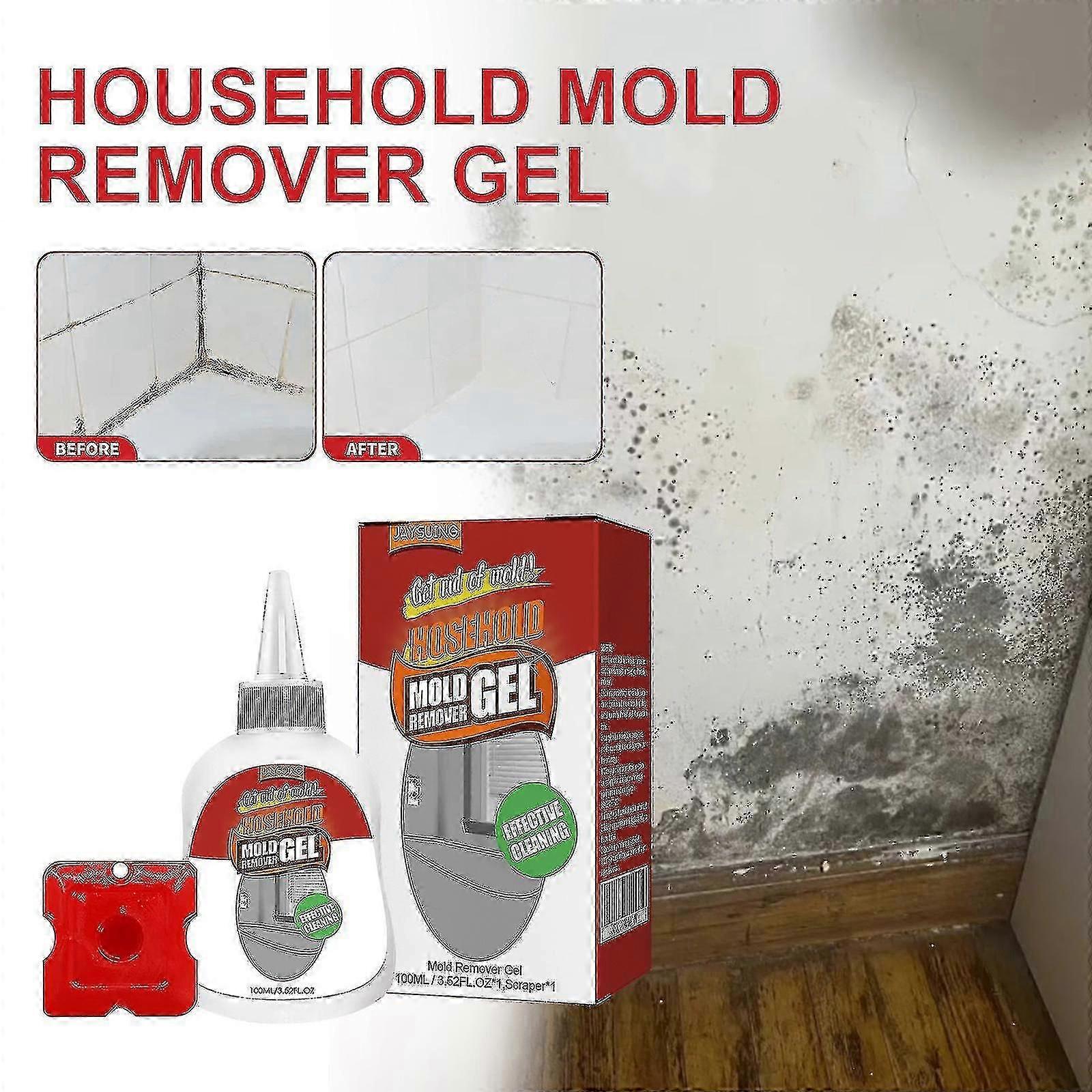 Jaysuing جل إزالة العفن الفطري المطبخ المنزلي تنظيف فجوة جدار الحمام وإزالة التلوث كريم إزالة العفن متعدد الوظائف BF