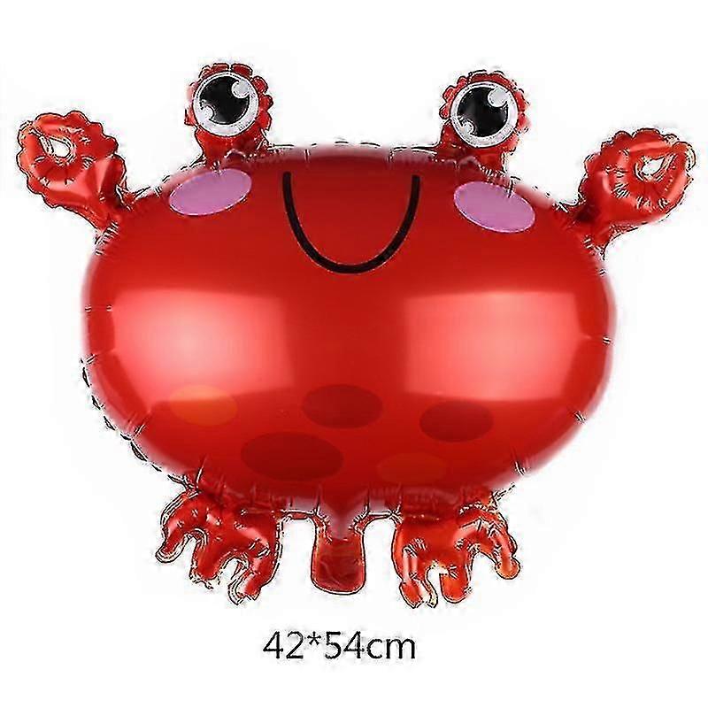 Rl المحيط العالم موضوع الديكور البحر الحيوان احباط البالونات عيد ميلاد با اللون: ج