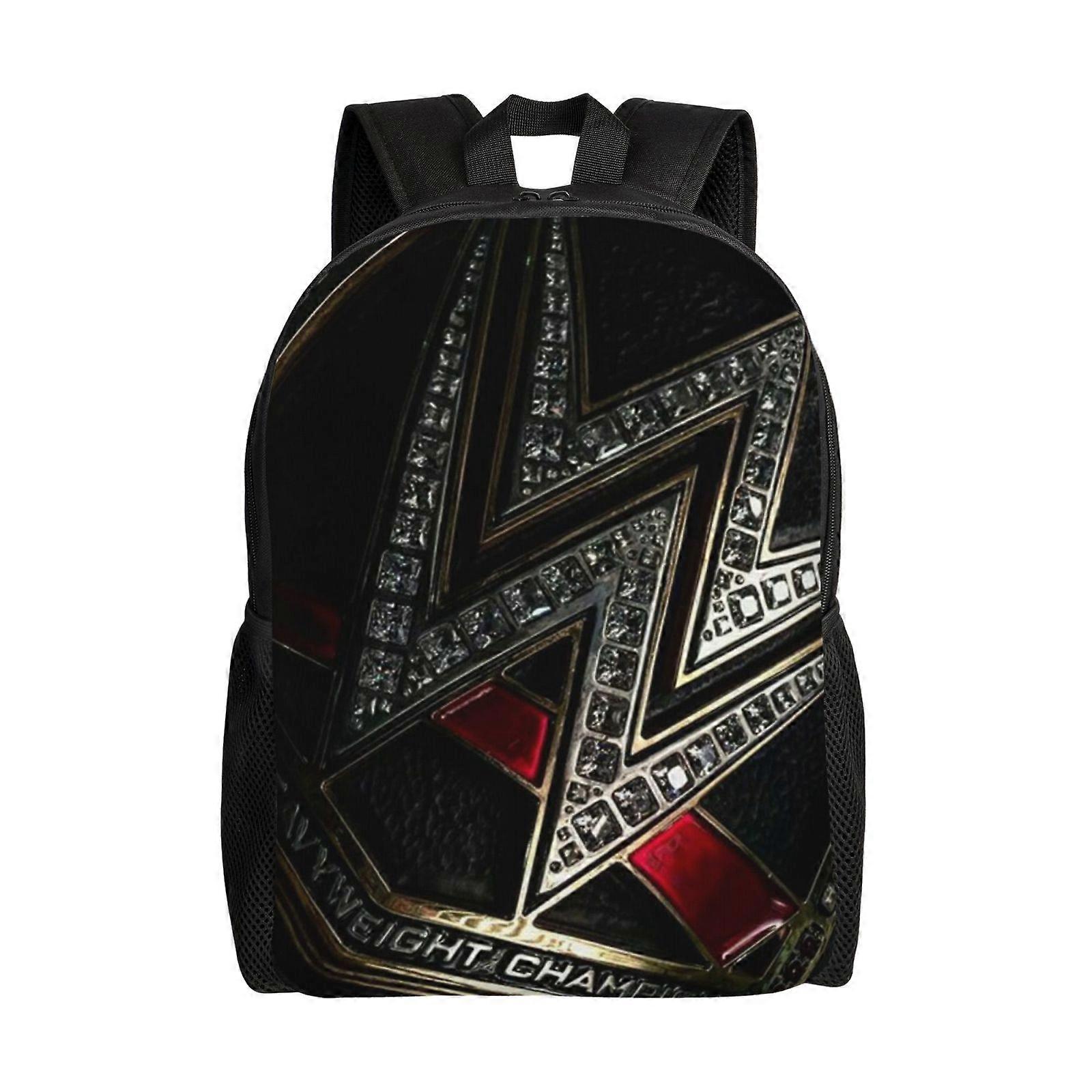 حقيبة ظهر xp14 WWE حقيبة ظهر مدرسية حقائب ظهر للأطفال حقائب ظهر ، حقائب ظهر كبيرة خفيفة الوزن سعة العمل السفر غير رسمي أكتاف حقيبة نهارية ، مدرسة Backpa