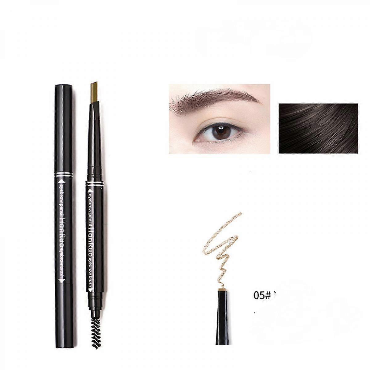 Makeup Brow Stylist Definer Waterproof Eyebrow Pencil, Ultra-Fine Mechanical Pencil, Draws Tiny Brow Hairs and Fills in Sparse