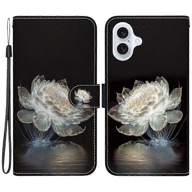 Compatible For iPhone 16 Plus Wallet Case Pattern Print Leather Phone Cover
