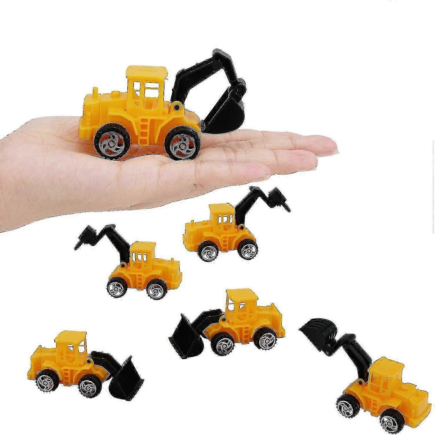 Construction Vehicle Digger Theme Cake Decorations Include 6 Construction Truck Excavator Cupcake Toppers