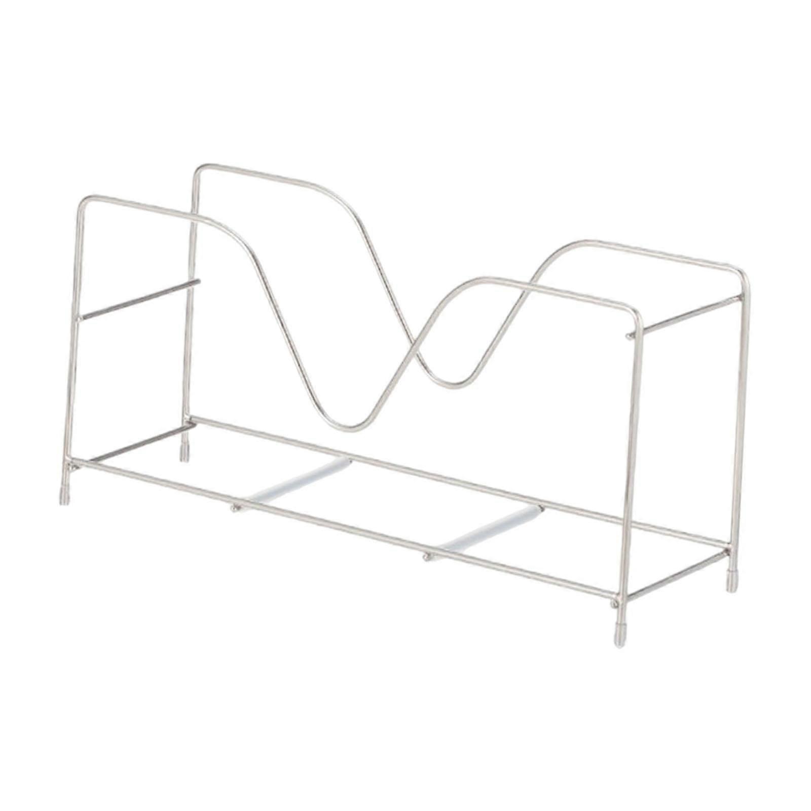 Pot Lid Organizer Cookware Holder for Bakeware Restaurant Kitchen Countertop