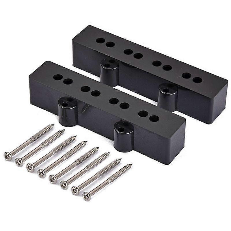 2Pcs Electric Bass Pickup Cover Four-String Bass Open Pickup Pickup Shell Bass Pickup