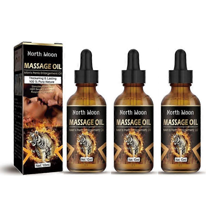 3個マッサージオイルピュアナチュラルアロマテラピー官能的な不安エッセンシャルオイルリラクゼーション