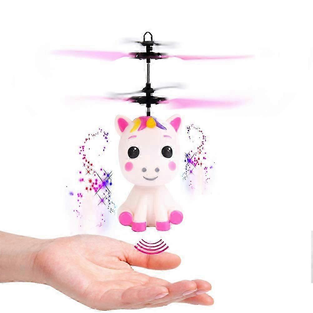 Flying Toy With Led Light Hand Controlled Helicopter Toy