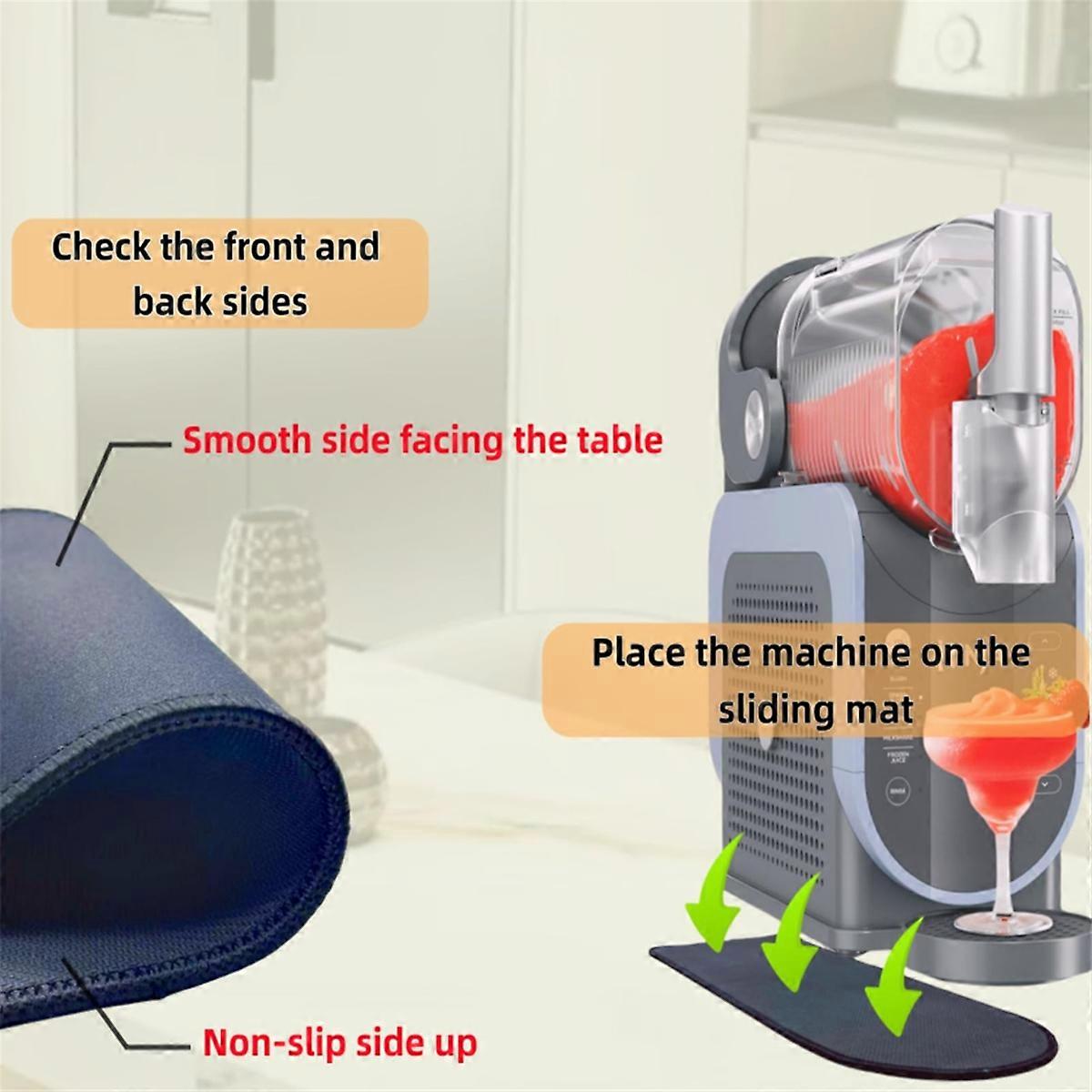 2Pcs Sliding Pad for Ninja Slushie FS301 Maker, Frozen Drink Machine Quickly Slide, Accessories for
