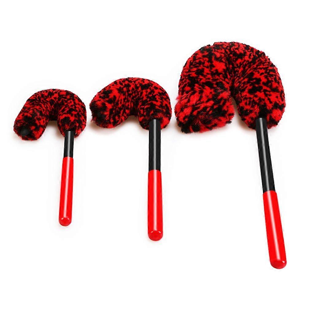 Efficient Wheel Brush set Must Get Tire Cleaner Brushes Long Handle Brush Set