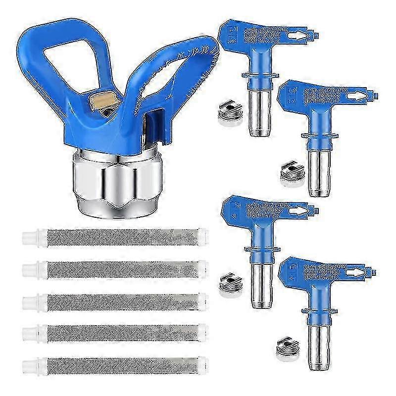 10-Piece Reversible Airless Paint Sprayer Nozzle, Airless Paint Spray Tip Fi-4-4