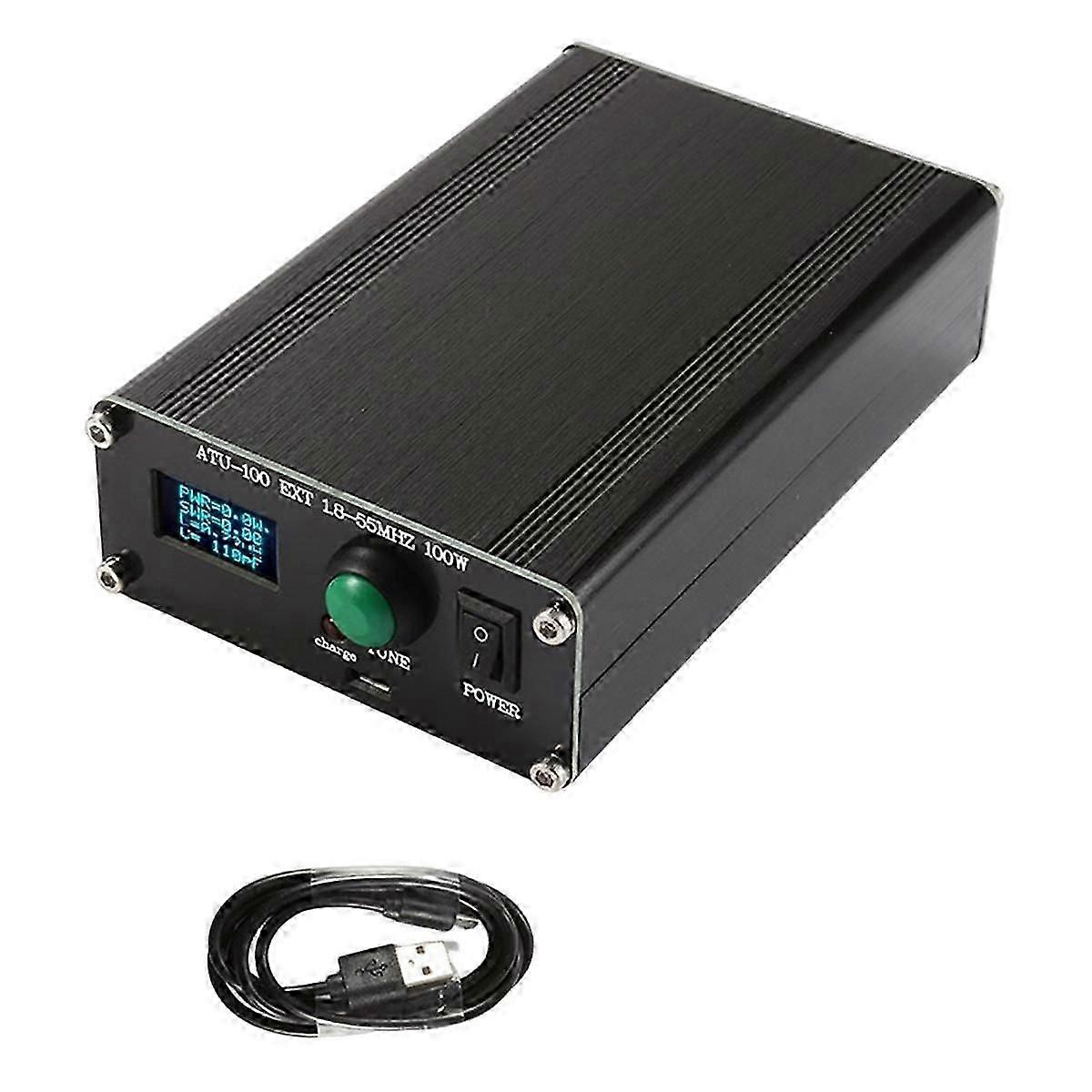 ATU-100 Antenna Receiver 1.8-55Mhz Mini Automatic Antenna Tuner Rechargeable Version Multi-Function