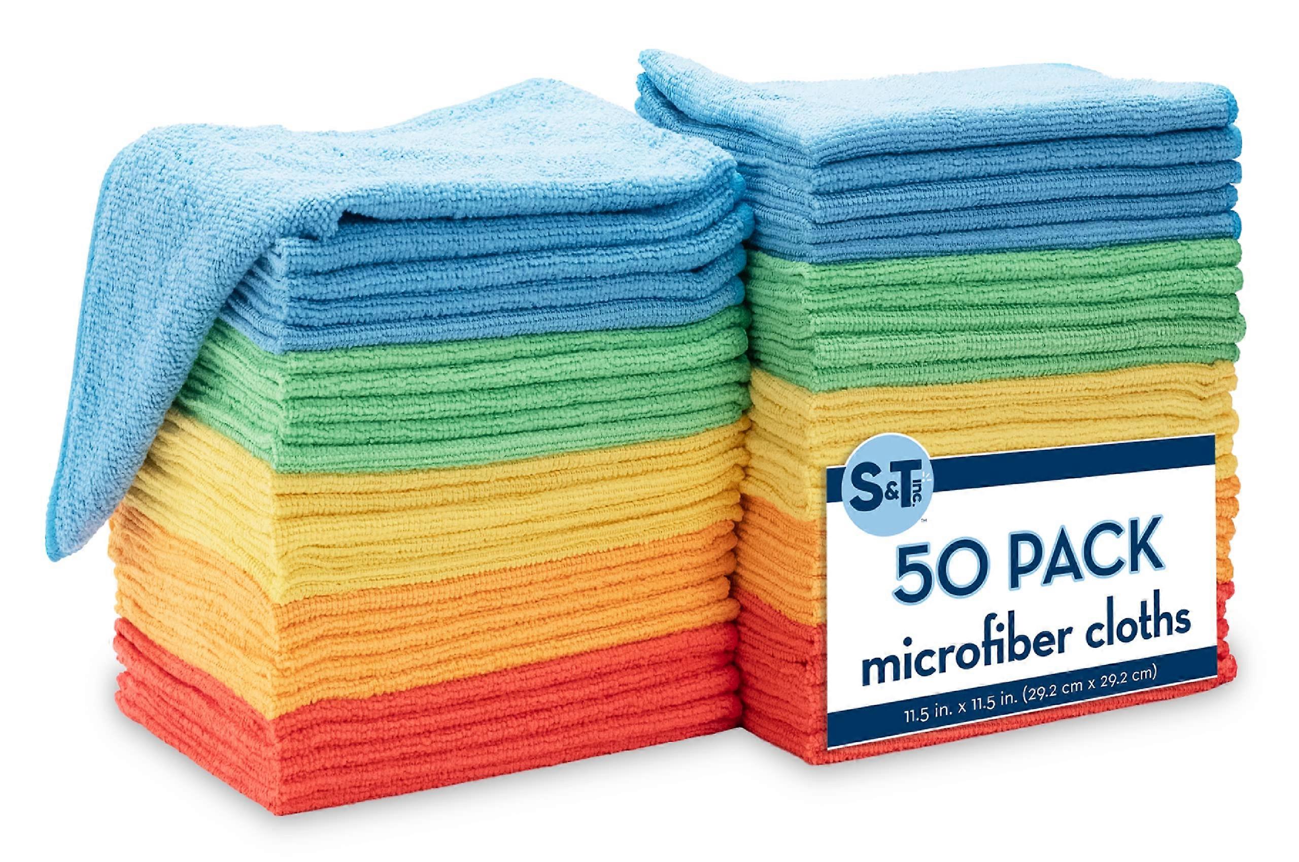 50-Count Cleaning Cloths for Home and Car, 11.5" x 11.5"