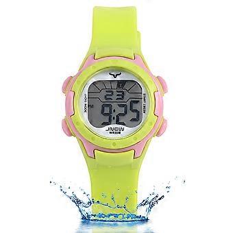 Langlebige Kinderuhr, digital, Mädchen, Jungen, mehrfarbig, wasserdicht, Sport-Outdoor-Multifunktionsuhr für Kinder