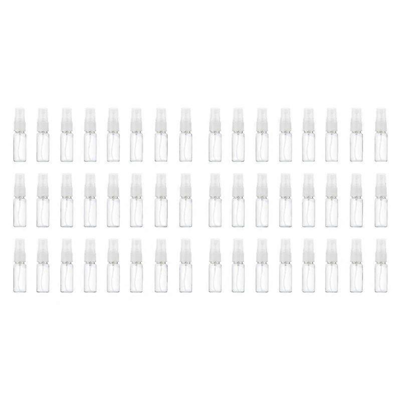 AD-48Pcs 20Ml Transparent Empty Spray Bottles Portable Refillable Fine Mist Sprayer Bottles
