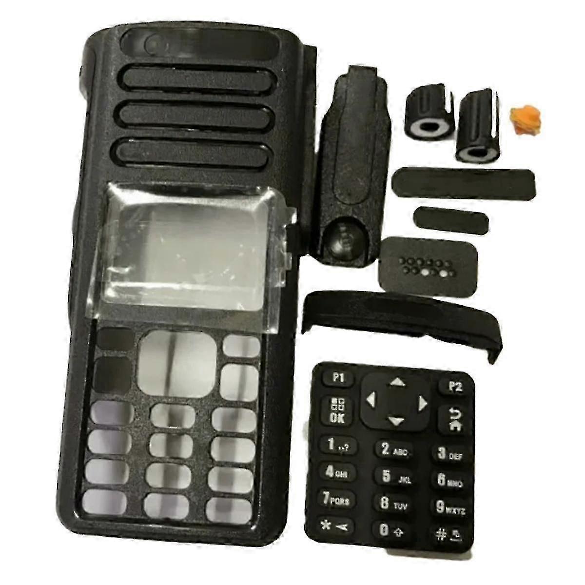 Walkie-talkie Front Housing Repair Case Cover For Dgp8550e Xir P8660i P8668i Dp4800e Dp4801e Xpr7550e Xpr7580e