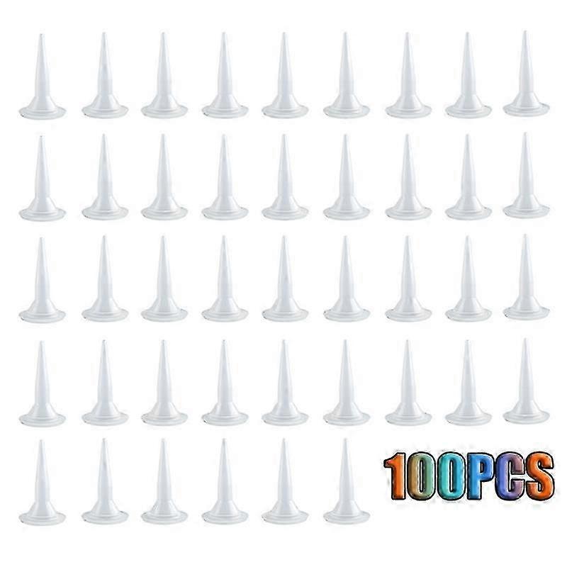 100 PCS Plastic Structure Caulking Nozzles Extender Caulk Nozzle Tip Tool suitable for Caulk Nozzles Applicator, Easy to Use