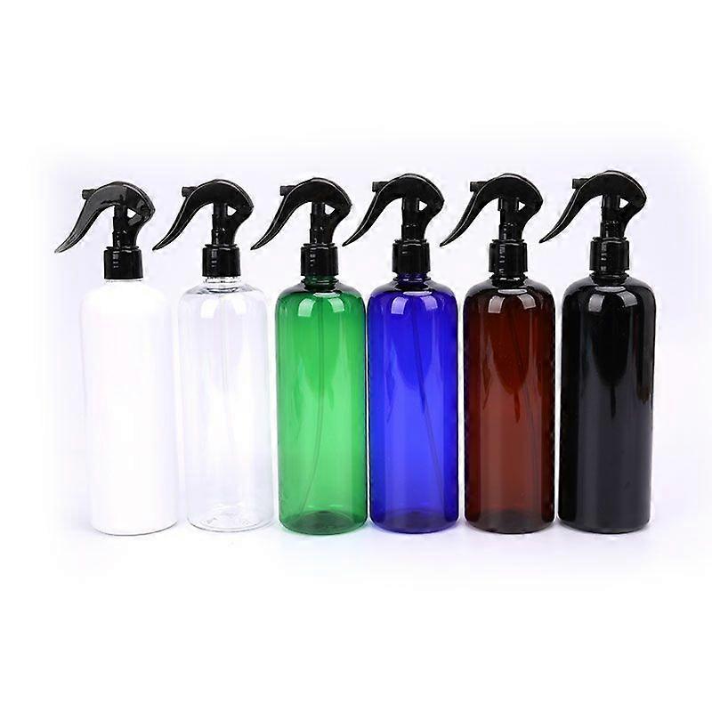 5pcs 500ml Spray Bottles Sub-bottling Plastic Multicolor Refillable Bottle Empty Container Flip-top Dispensing Tool