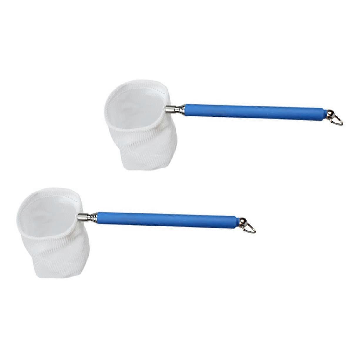 2pcs Round Fish Tank Dip Net, Compact & Sturdy Aquarium Landing Net, Random Color, Easy to Use for Home Fish Care