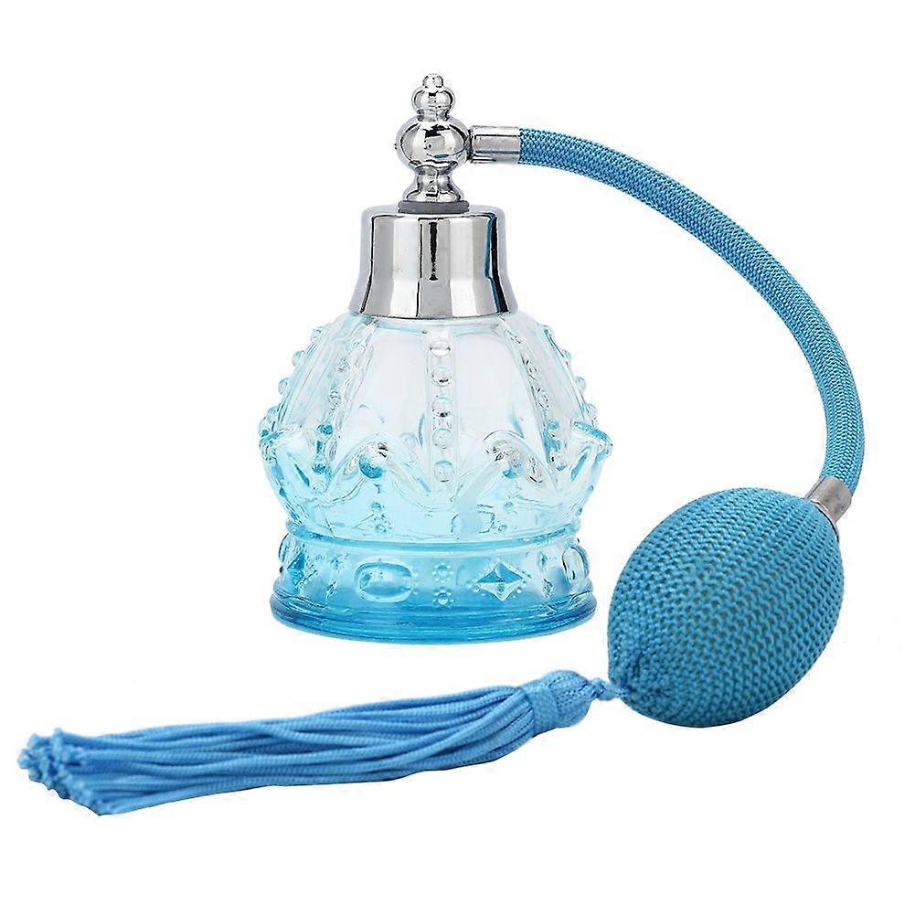 80ml Glass Empty Refillable Perfume Bulb Bottle Sprayer