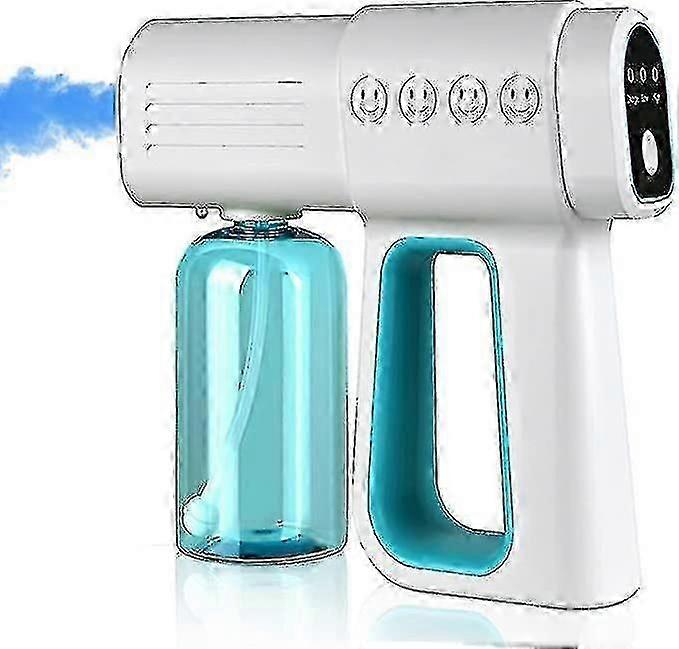 Wireless Nano Spray Gun Handheld Disinfection Fogger 1 Piece Blue