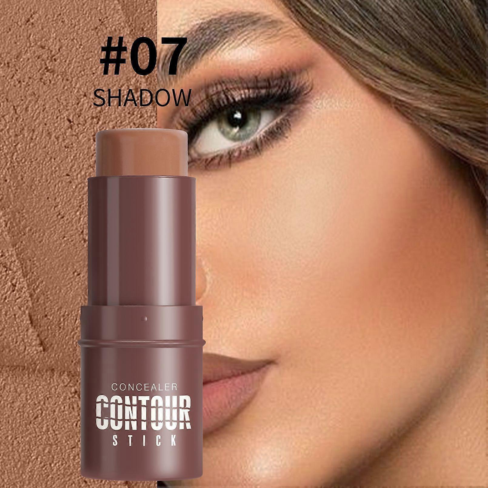 Highlighting Stick, Pearlized Face Highlighter, Shadow Blush Stick, Non-Greasy Long-Wear Face Contour Pencil, Easy to Shape the Face, Create a Light M