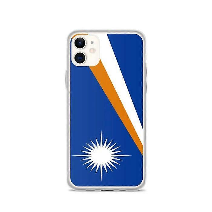 Phone Case - PIXELFORMA - Marshall Islands Flag - Compatible with iPhone 11 - Flexible - Durable and Shockproof