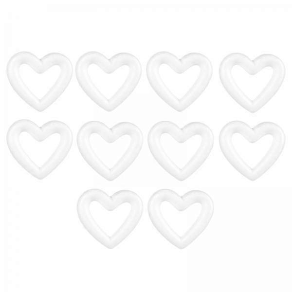 Polystyren Heart Shape Craft Kit for DIY-kunstprosjekter