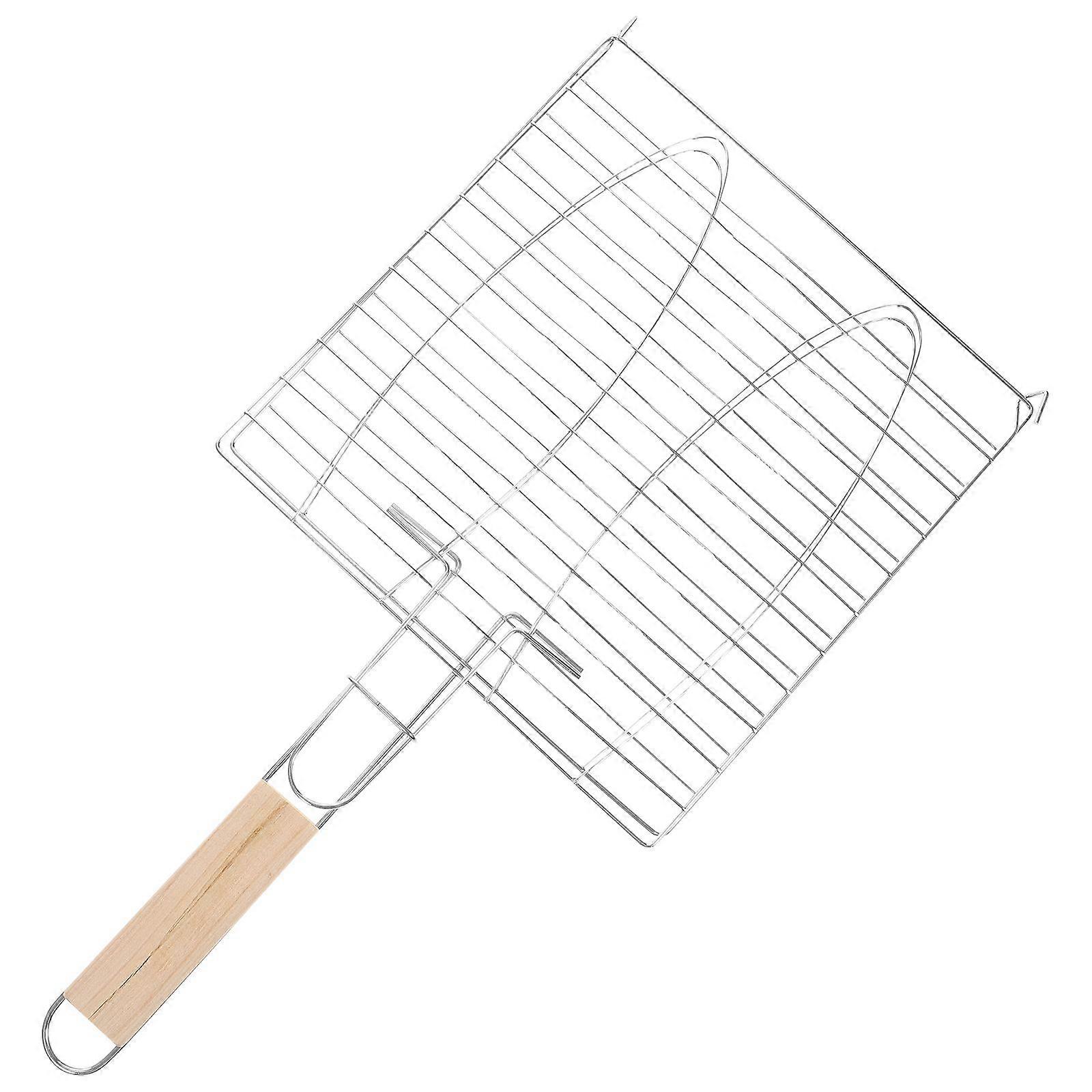 1Pc BBQ Clip Barbecue BBQ Grill Mand Multi functionele Vis Grillmand
