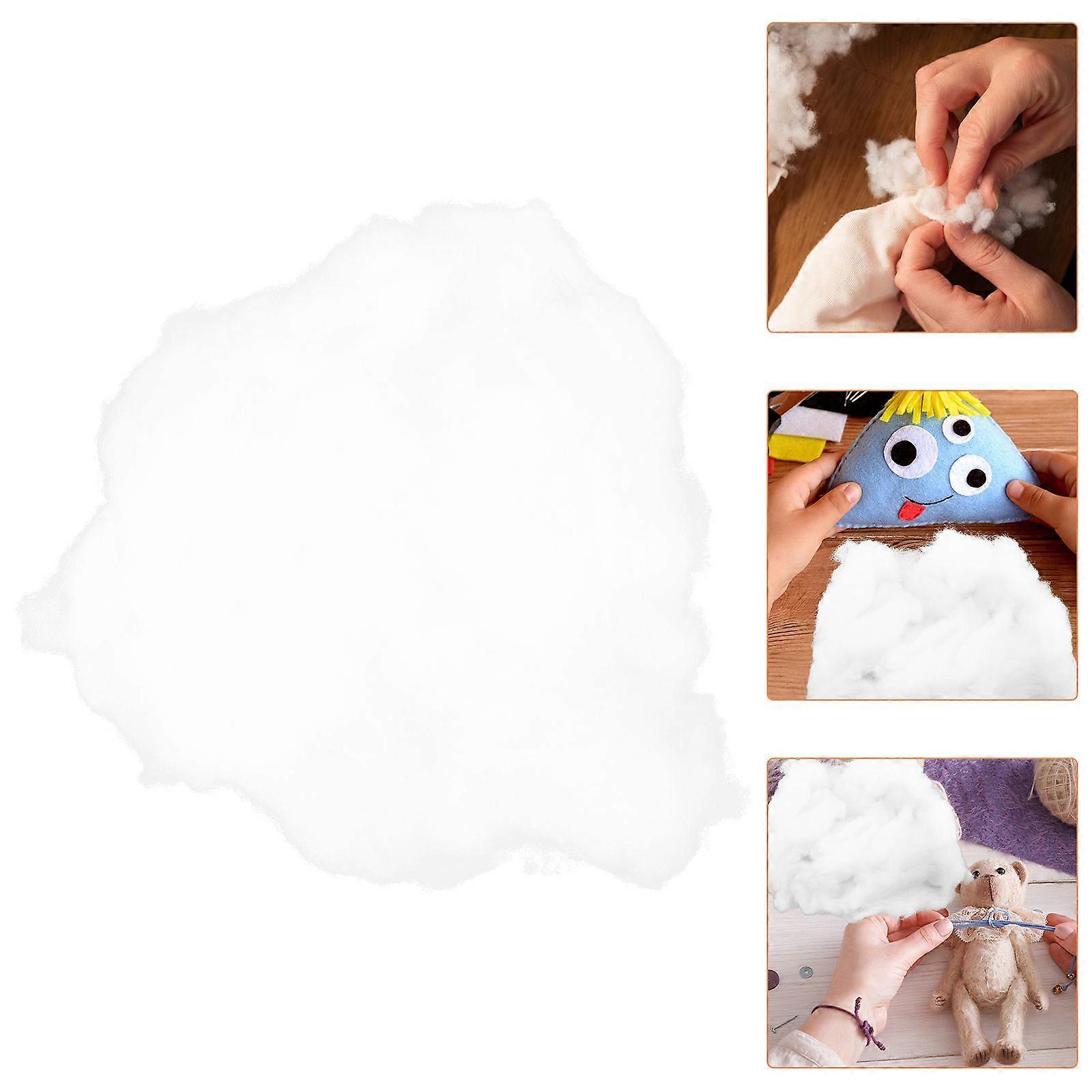 1 Bag Filling Stuffing Fluffy Fill Stuffing for Stuffed Animals Dolls Pillow Cushion 500g