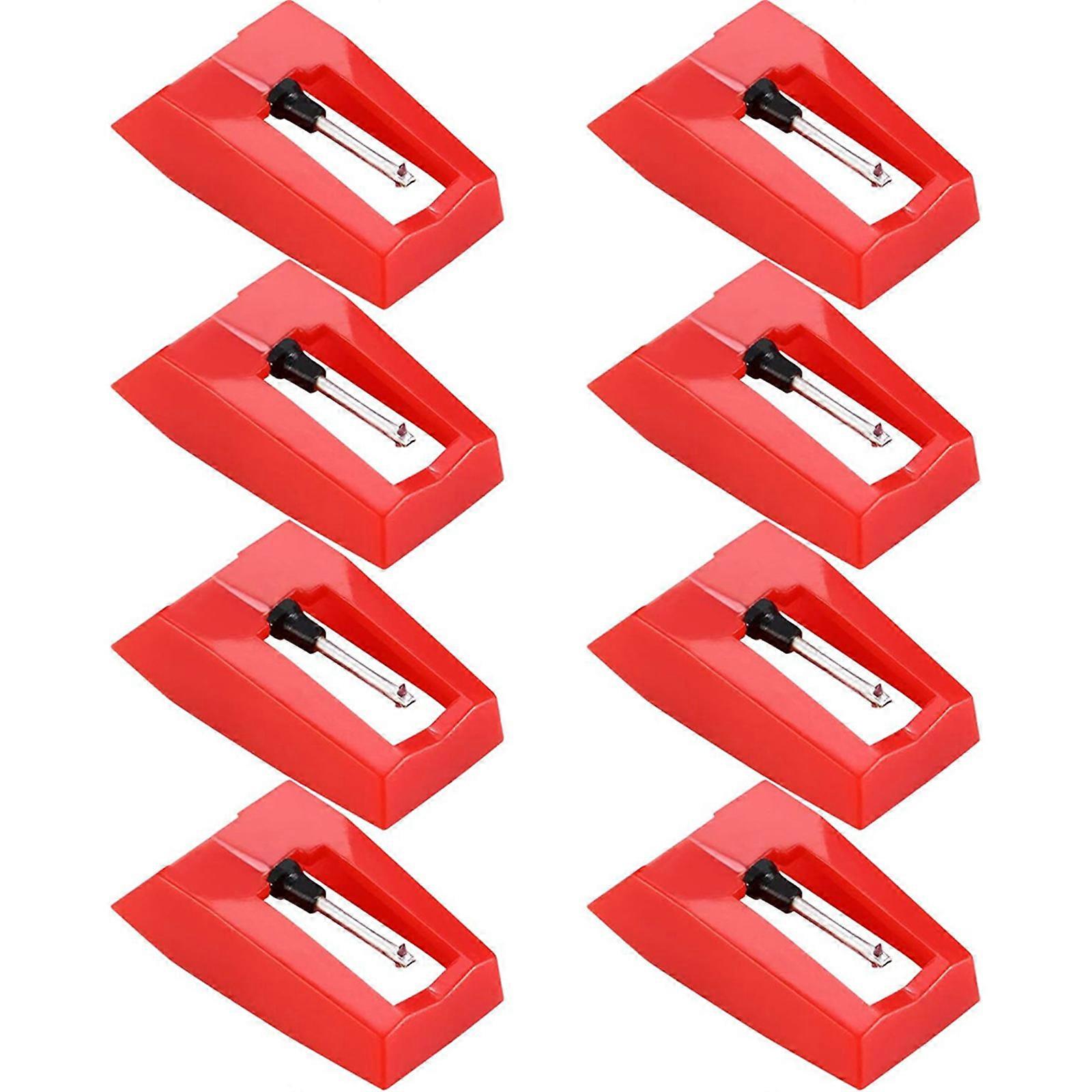 8Pcs Record Player Needle Record Player Needle Replacement Turntable Replacement Needle Diamond Stylus Replacement Multicolor