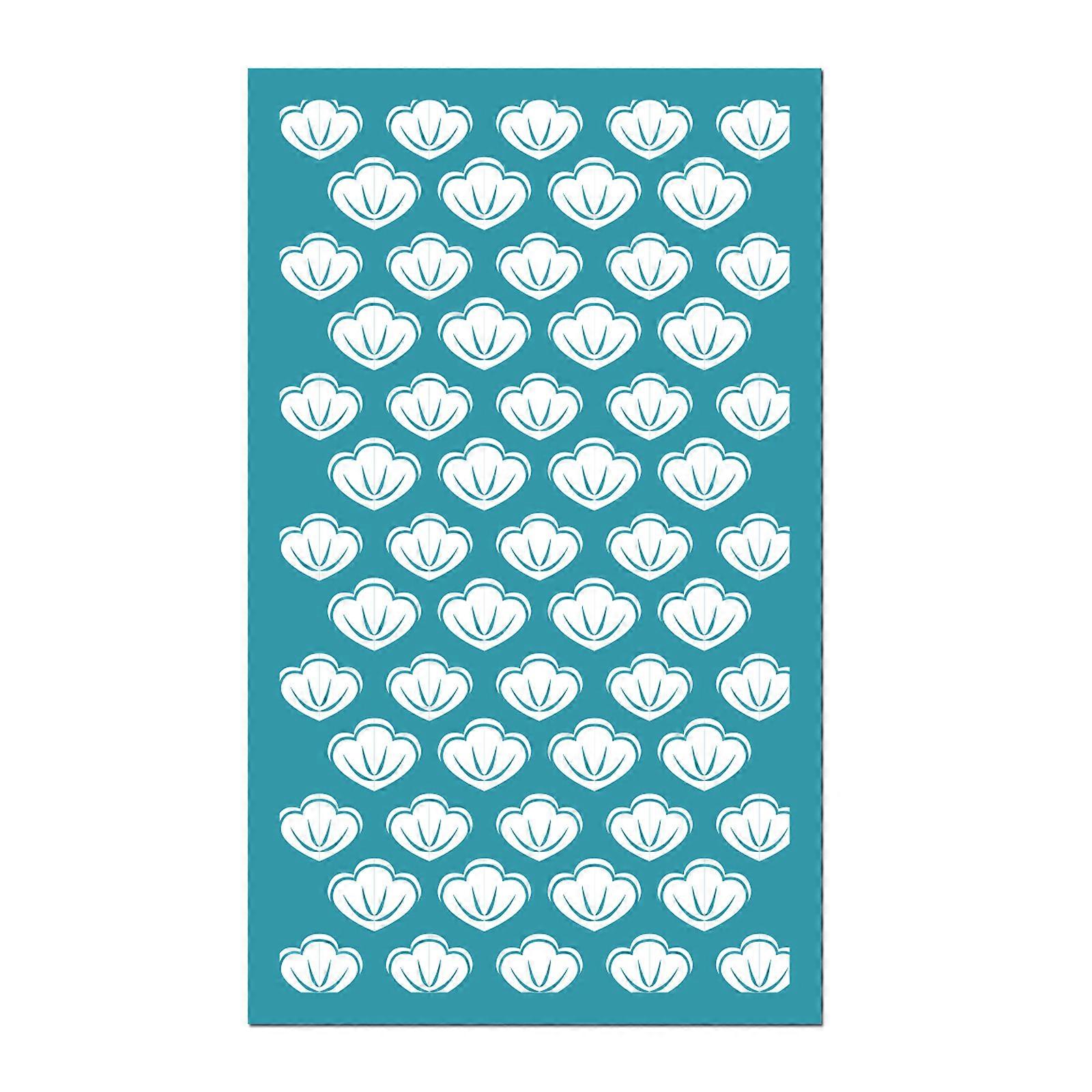 Silk Screen Stencils for Clay Leaf Geometric Reusable Silkscreen Print for DIY Printing on Clay and Other Jewelry Clay Multicolor