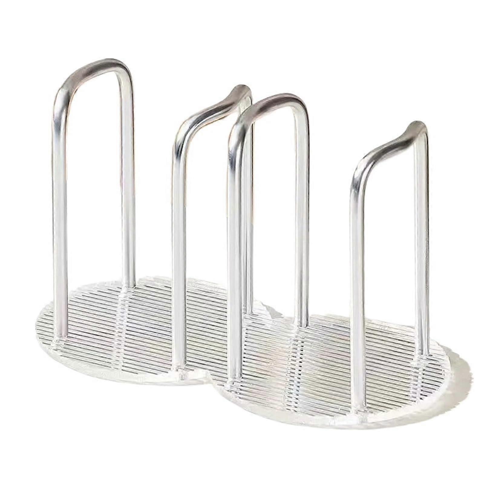 Paper Cup Holder 2 Pieces Paper Cup Holder for Milk Tea Cups Desktop Stand Silver Double Cup