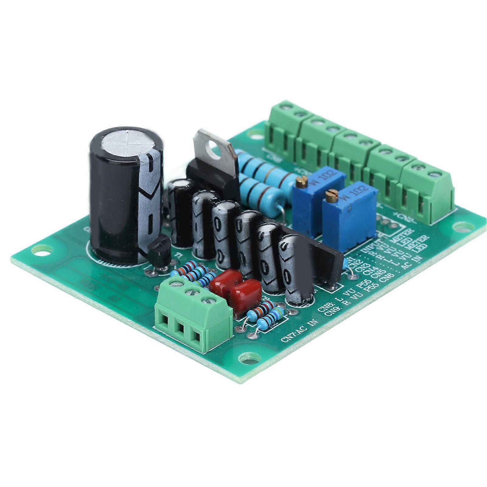High quality  AC 12V Stereo VU Meter Driver Board Amplifier DB Audio Level Input
