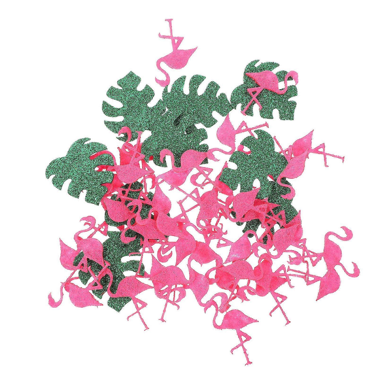 Flamingo Party Confetti Suitable for Hawaiian Themes, Decor, and Crafts