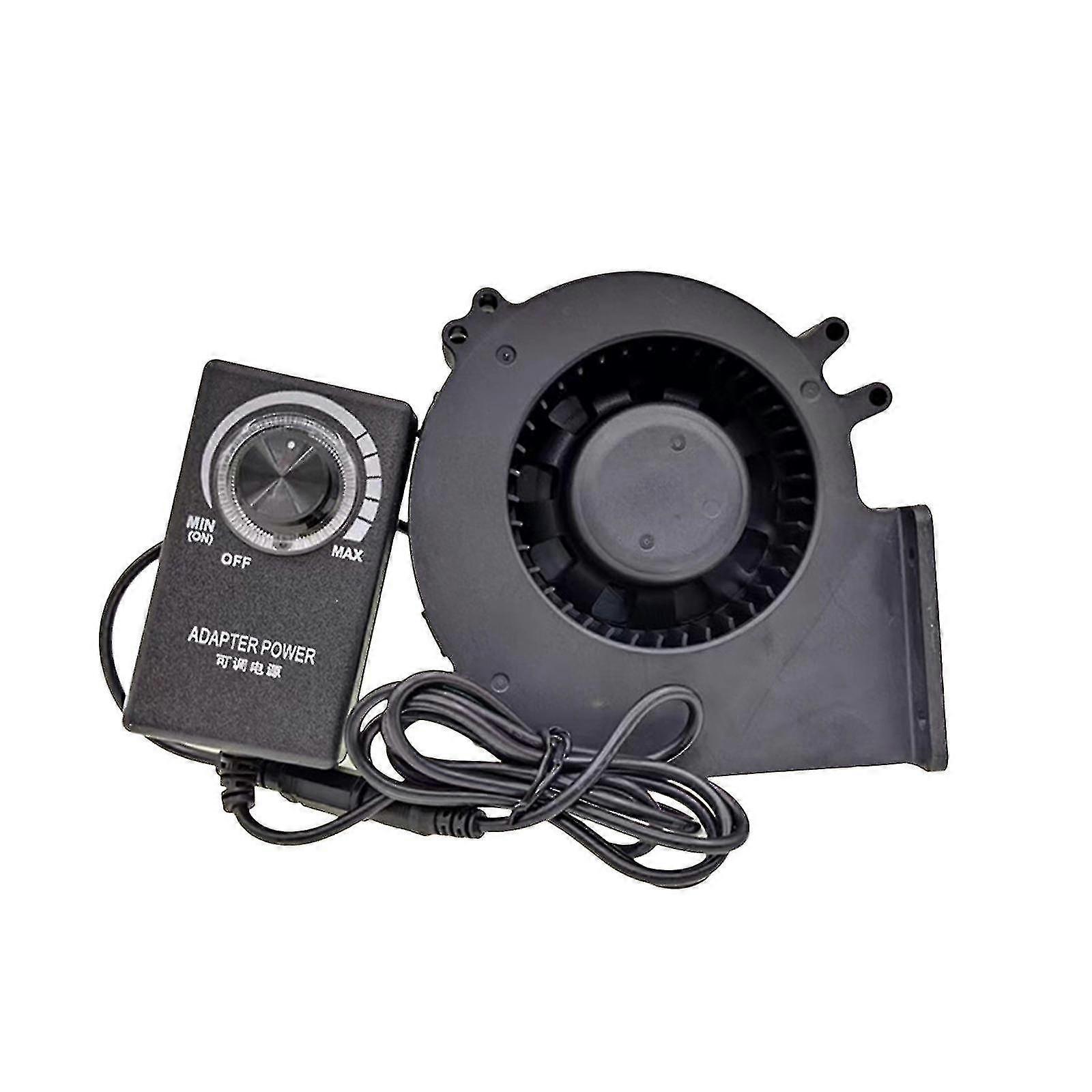 Variable Speed Blower Fan 220V AC Powered with Speed Controller, Replacement Fan for Inflatables